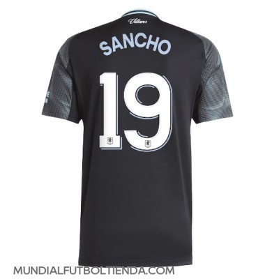 Camiseta Aston Villa Jadon Sancho #19 Segunda Equipación Replica 2025-26 mangas cortas Camiseta Aston Villa Jadon Sancho #19 Segunda Equipación Replica 2025-26 mangas cortas